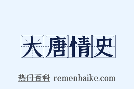 大唐情史是什么意思的图片